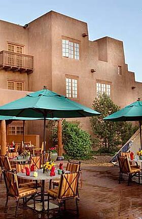 Courtyard of the Hotel Santa Fe