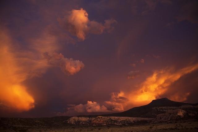 Sunset over Pedernal